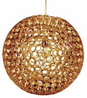Salon w stylu glamour z lampą ABROS firmy Candellux