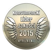 Jedynka® z wyróżnieniem Konsumencki Lider Jakości