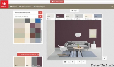 Wirtualne malowanie wnętrz z Tikkurila ColorUp!
