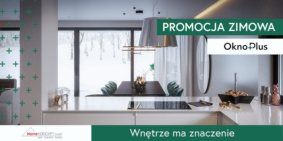 Piękne na zewnątrz, niezawodne wewnątrz. Okna i&nbsp;drzwi w&nbsp;zimowej promocji OknoPlus