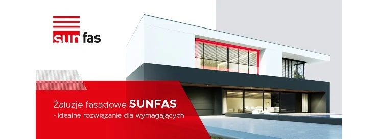 Aliplast: Żaluzje fasadowe SunFas